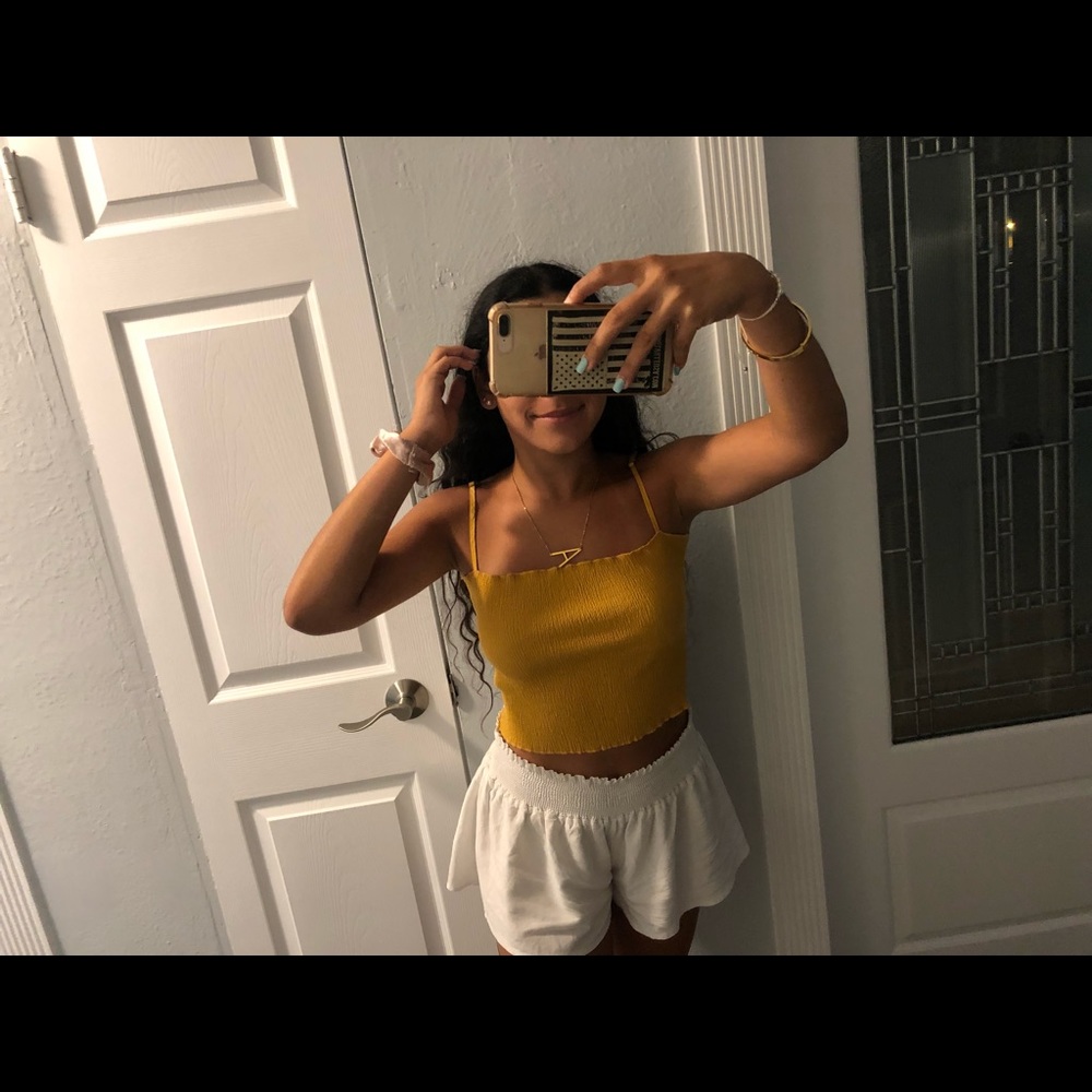 yellow pacsun top